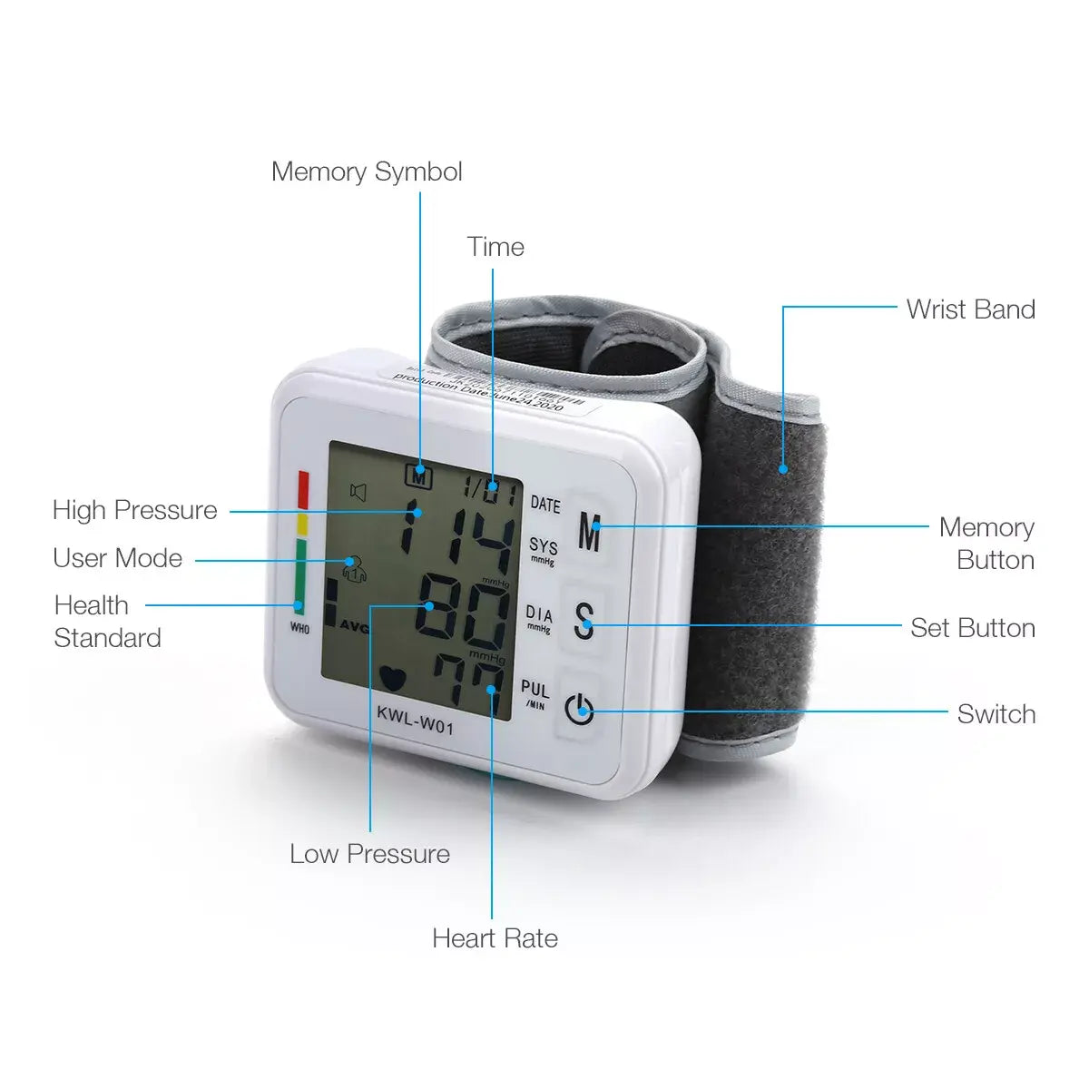 Monitor de Presión Arterial Electrónico – Control Preciso y Fácil en Casa