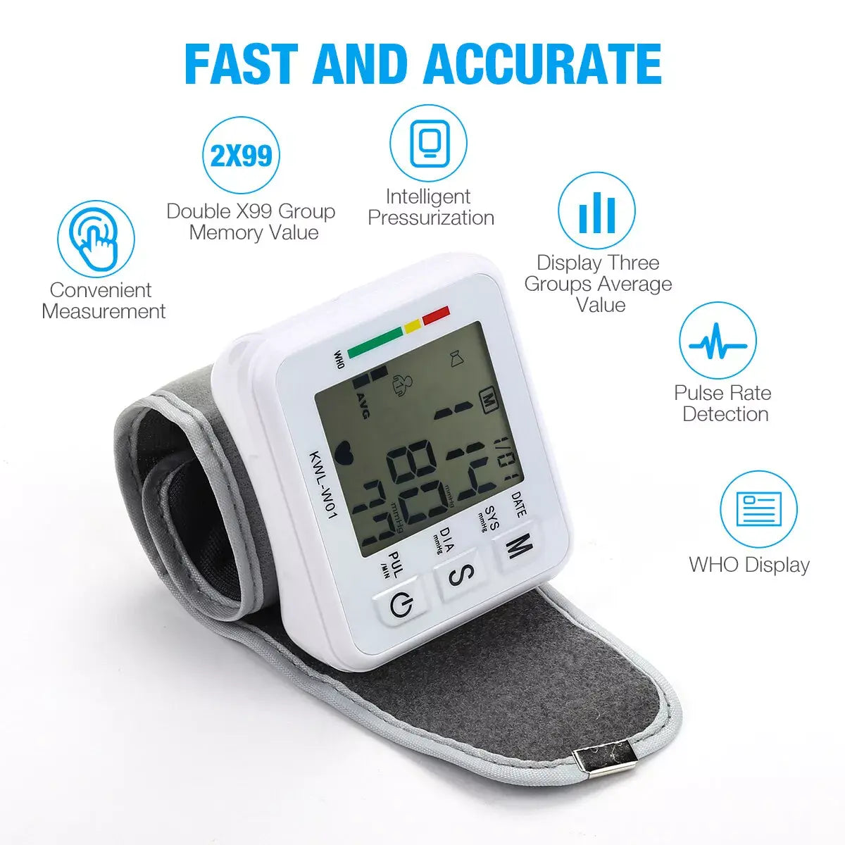 Monitor de Presión Arterial Electrónico – Control Preciso y Fácil en Casa